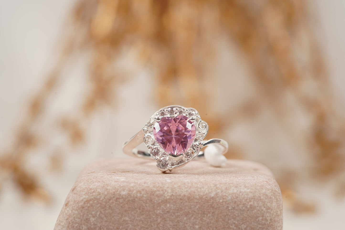 Usagi Sailor Moon Heart Cut Anime Engagement Ring