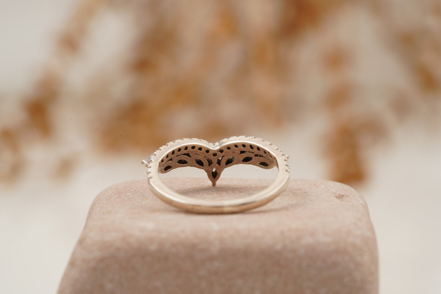 Marquise Cut Alexandrite Gemstone Wedding Band