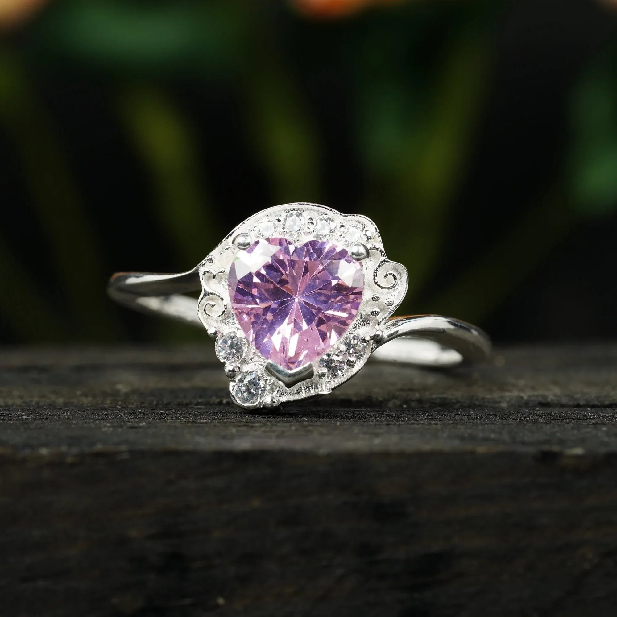 White Gold Engagement Rings - MinimalistJewels