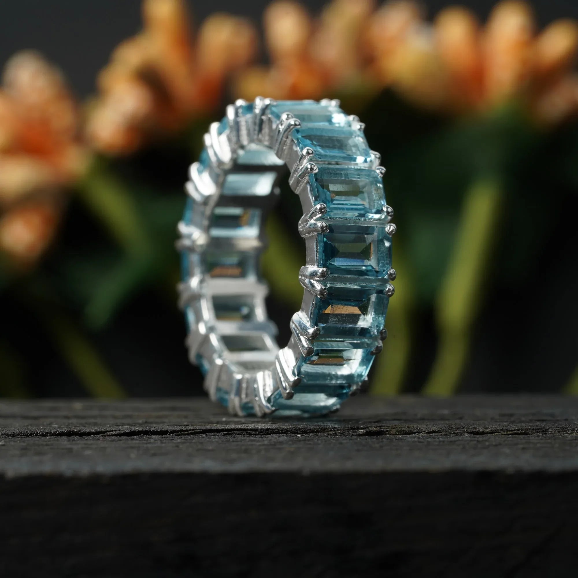 Aquamarine Engagement Rings - MinimalistJewels