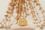 Everything Will Be Ok Engrave Solid Gold Ring For Women & Men - MinimalistJewels