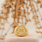 Engraved 'Everything Will Be OK' Solid Gold Ring