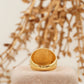 Engraved 'Everything Will Be OK' Solid Gold Ring Back Position