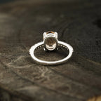 Morganite Engagement Ring For Women - MinimalistJewels