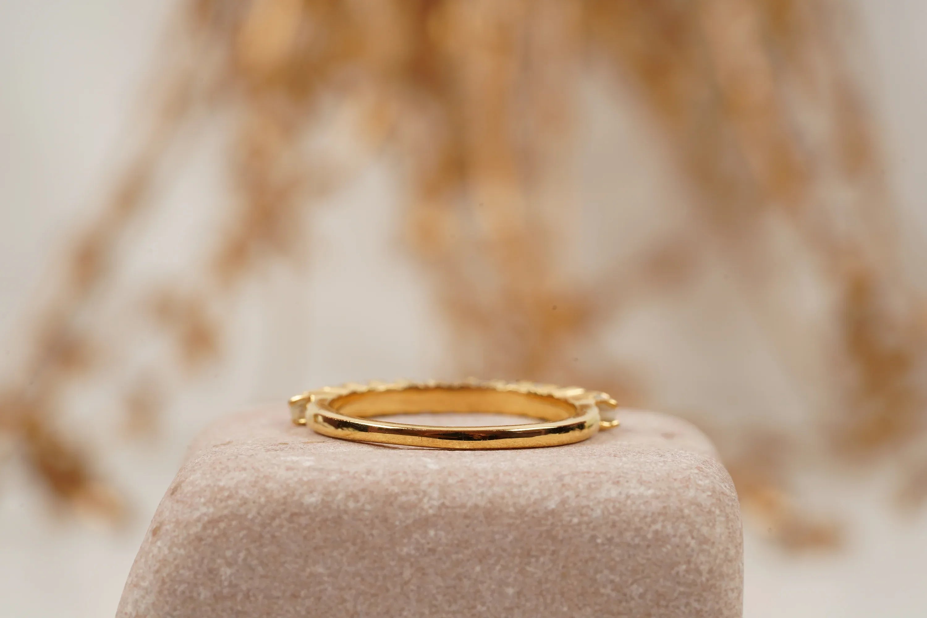 Pearl Wedding Band Freshwater Akoya Pearl 925 Sterling Silver Ring - MinimalistJewels