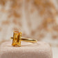 Buy Baguette Citrine Engagement Ring November Birthstone Jewelry