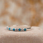 London Blue Topaz And Diamond Wedding Band 925 Sterling Silver