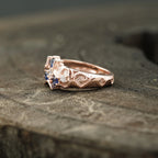 Triforce Zora's Sapphire Spiritual Stone Legend of Zelda Ring - MinimalistJewels