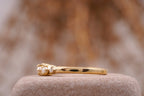 Pearl & Diamond Stacking Wedding Band - MinimalistJewels