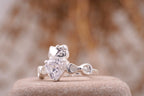 Kitty Diamond Heart Ring | Cute Animal Jewelry - MinimalistJewels