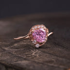Usagi Sailor Moon Heart Cut Anime Engagement Ring - MinimalistJewels