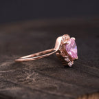 Usagi Sailor Moon Heart Cut Anime Engagement Ring - MinimalistJewels