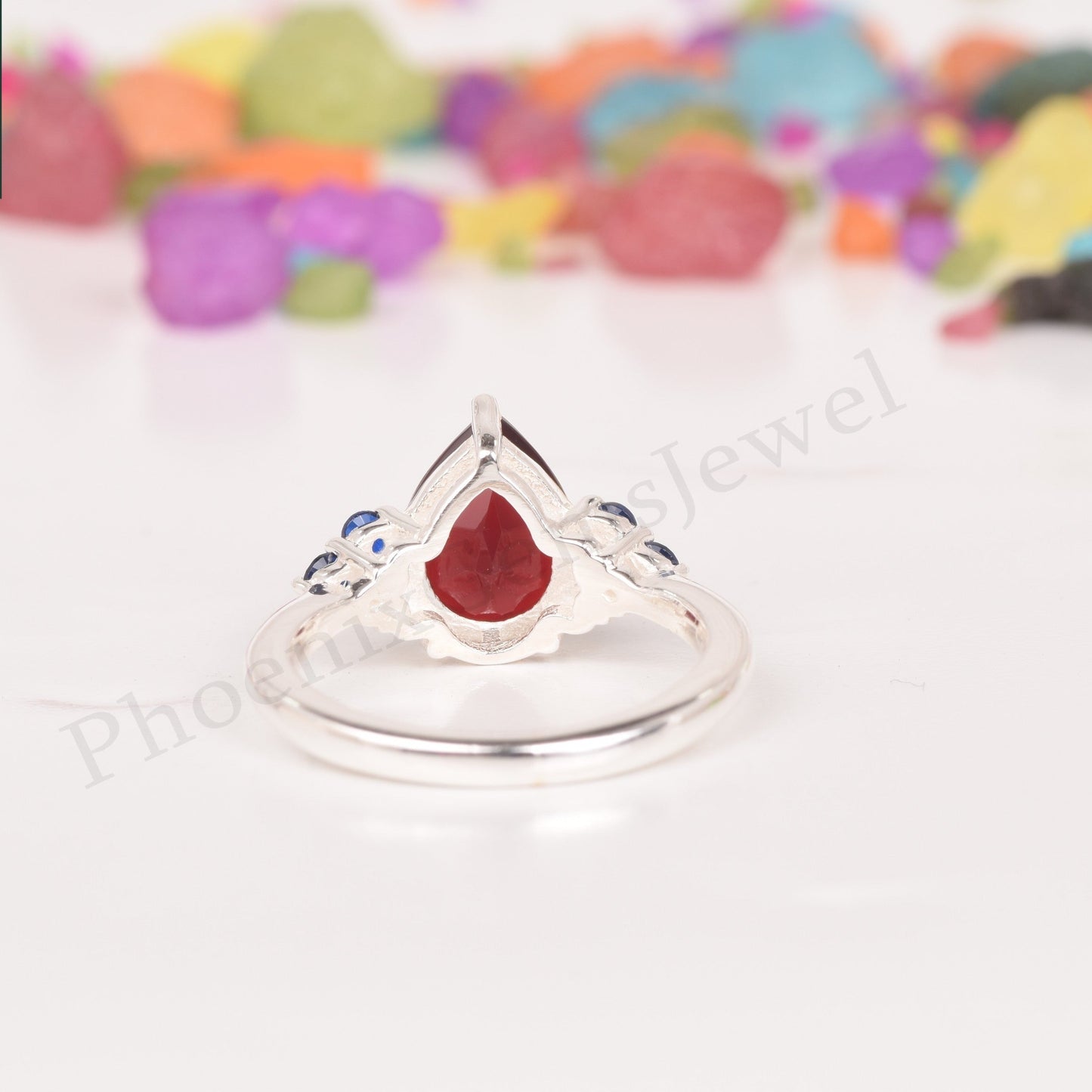 Buy Garnet Engagement Ring