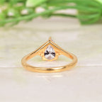 Moissanite Engagement Ring - MinimalistJewels