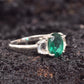 Emerald Cut Diamond Engagement Ring For Women