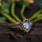 Alexandrite Vintage Gemstone Unique Engagement Ring 